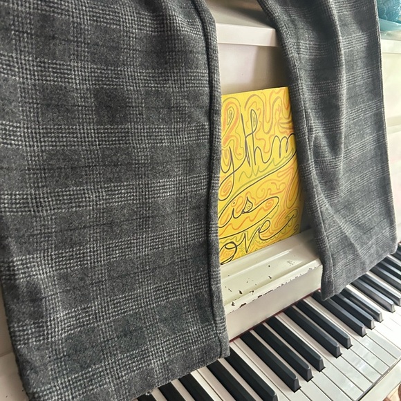 GAP Men's Gray Plaid Dress Pants 31 X 30 Wool Blend - Picture 8 of 16